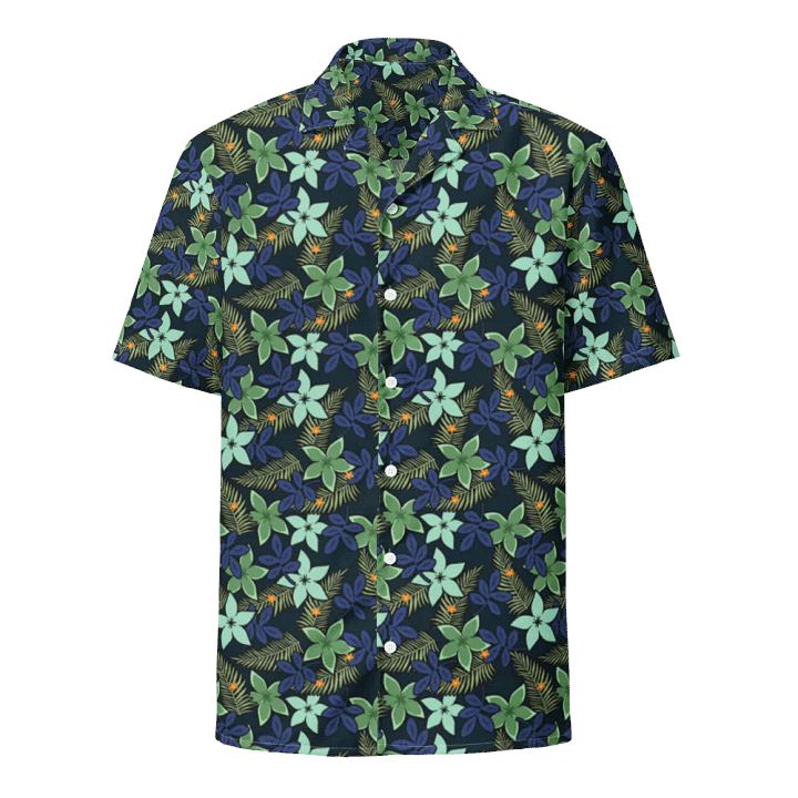 Midnight Tropical Floral Hawaiian Shirt product image (1)