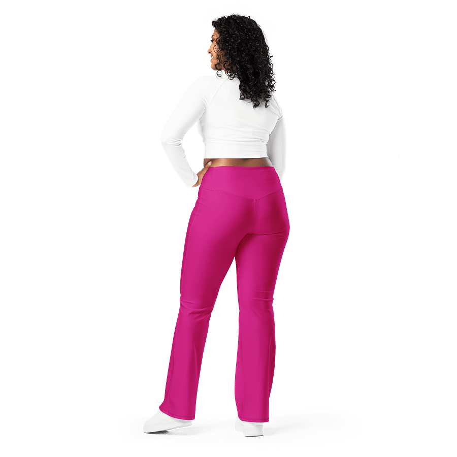 Chic Pink Flare Leggings product image (5)