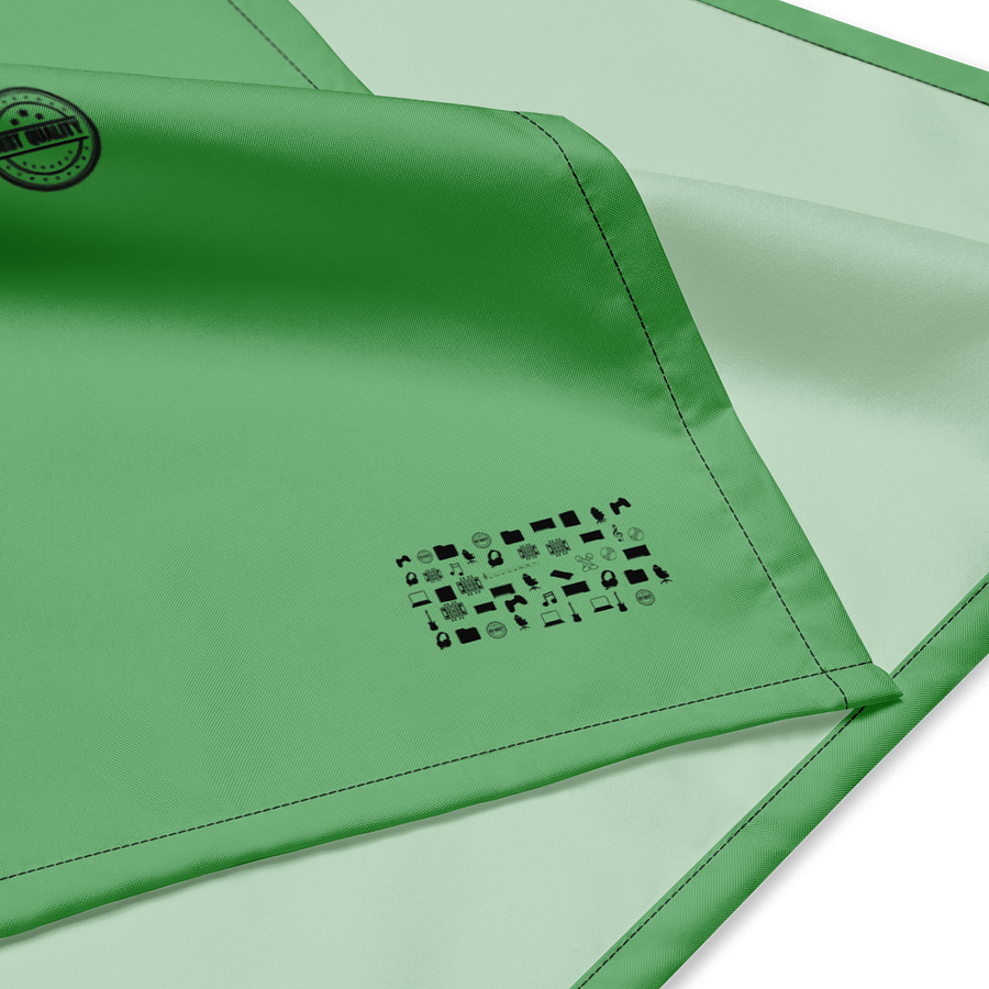 Green Vlog Academy All-Over Print Bandana product image (4)
