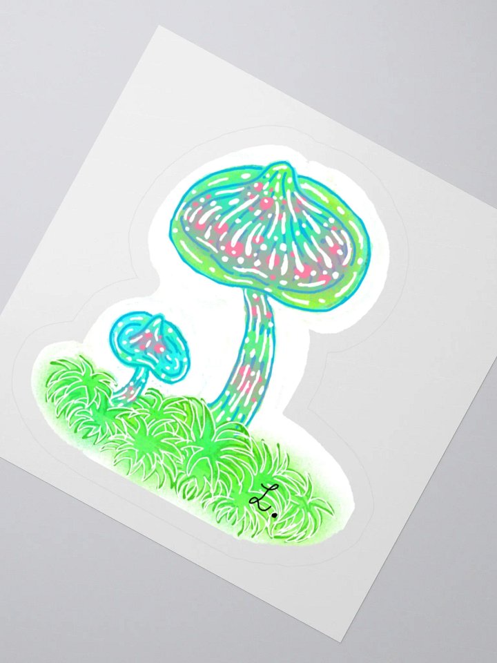 Whimsical Mushroom Garden Stickers product image (5)
