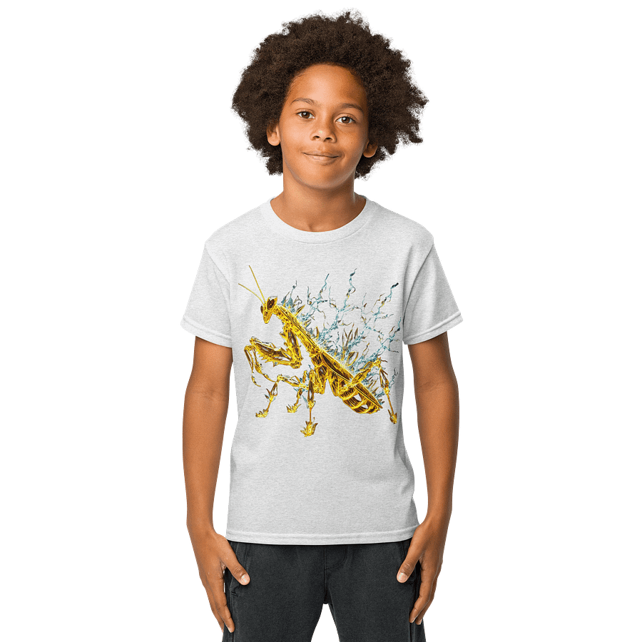 Electric Praying Mantis Youth Shirt (color choice) product image (8)