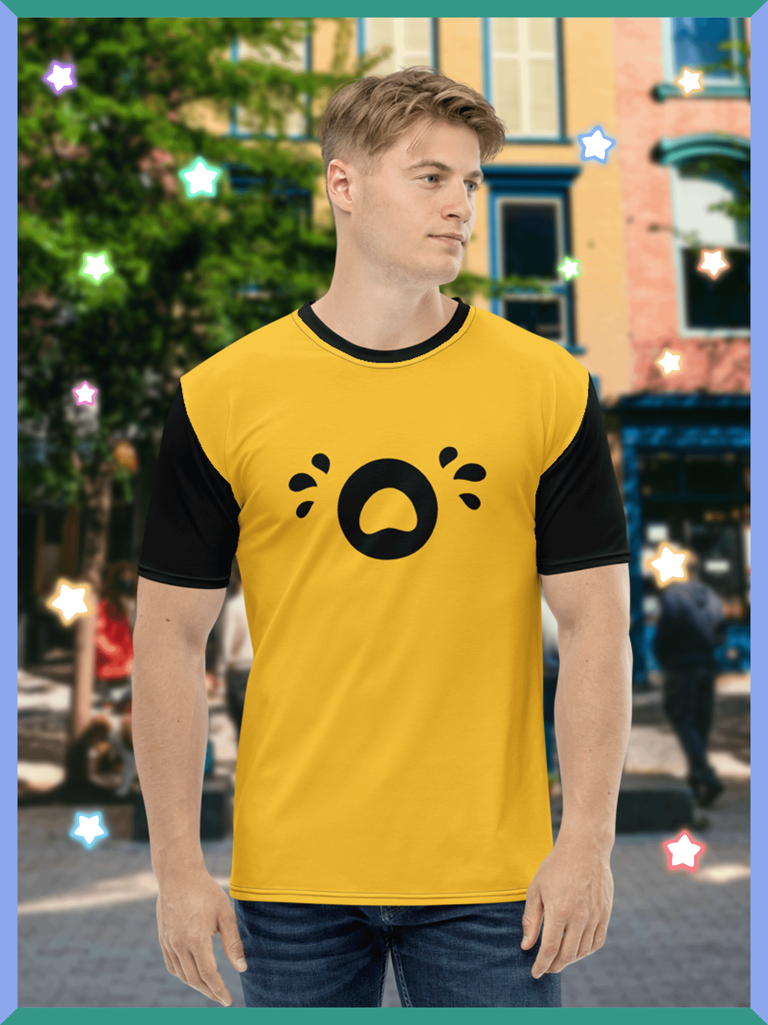 Inconsolable Emote Black Sleeved - Shirt product image (2)