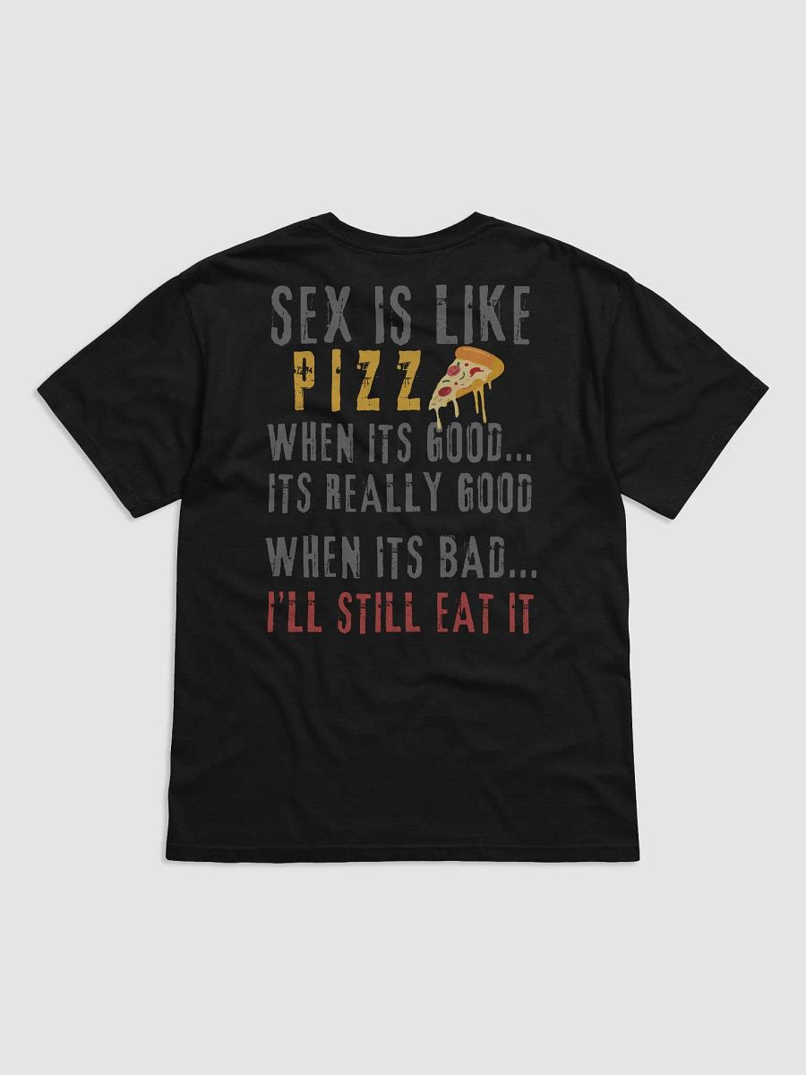 Sex and pizza T-shirt product image (3)