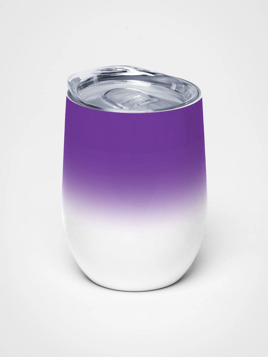Wine tumbler - Dark purple gradient product image (5)