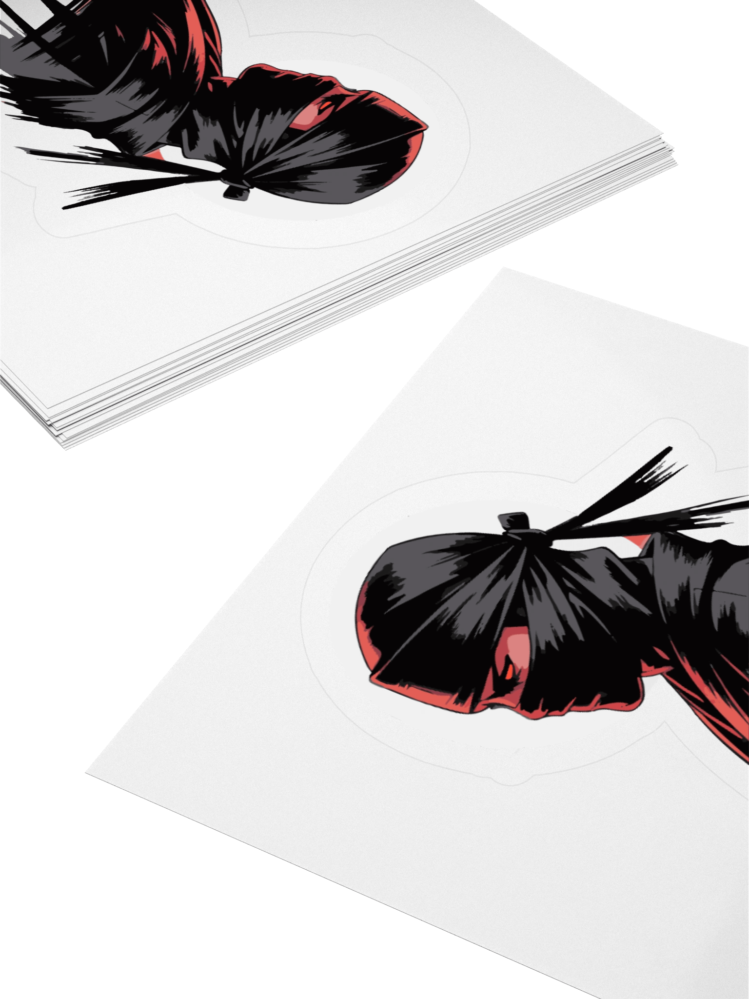 Ninja Profile Kiss Cut Stickers product image (4)
