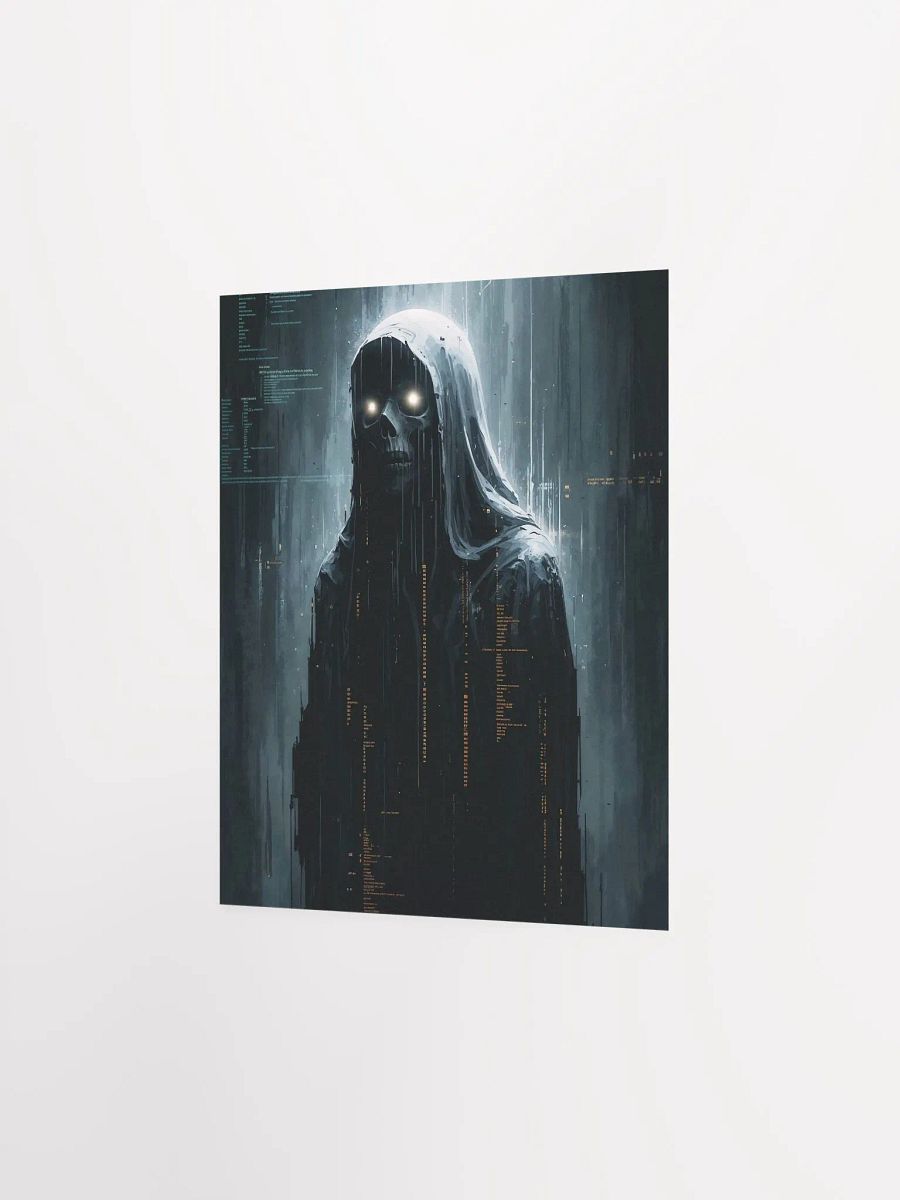 Glitchy Ghoul Matte Poster product image (13)
