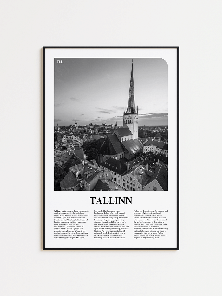 Tallinn 02 Newspaper Poster product image (1)