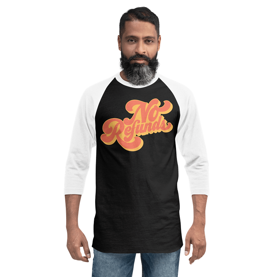 Retro Fine Print Raglan Tee product image (11)