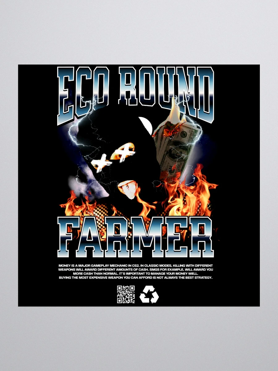 Eco Round Fragger Stickers product image (1)