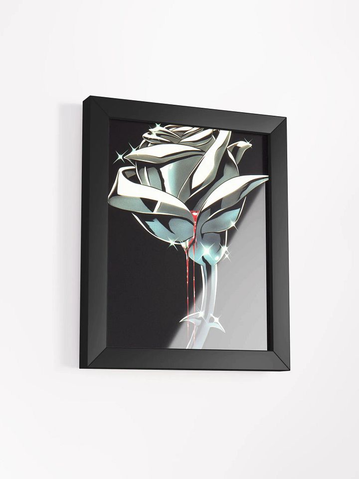 Gothic Metalic Rose Framed Poster product image (2)