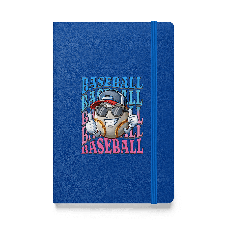 Baseball Thumbs Up Smiling Hardcover Notebook product image (1)