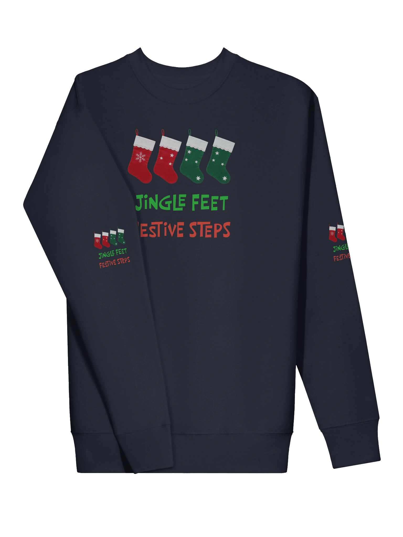Jingle Feet Festive Christmas Sweatshirt product image (25)