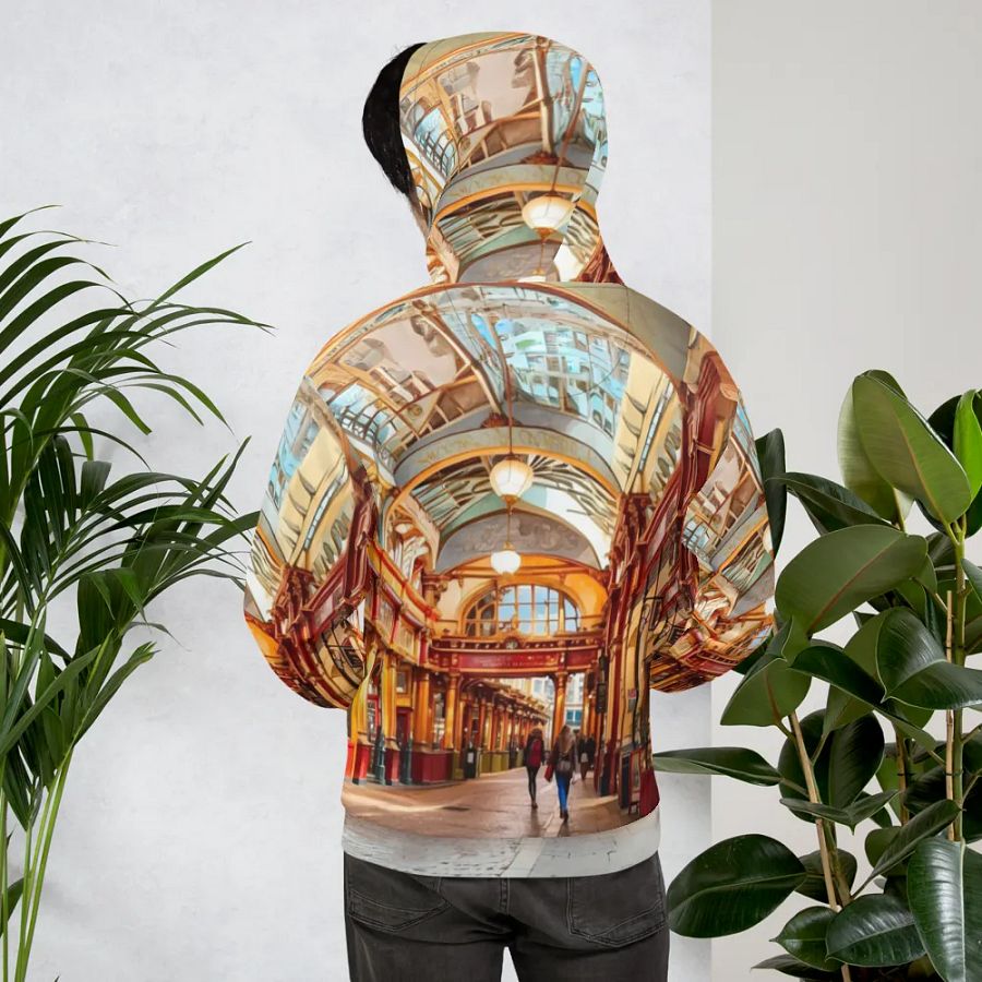 Leadenhall Market London All Over Print Hoodie product image (3)