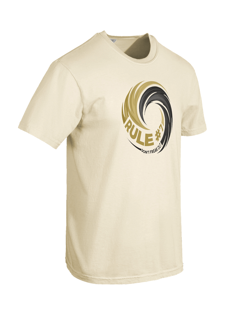 Rule #7 Statement Tee Black and Gold product image (80)