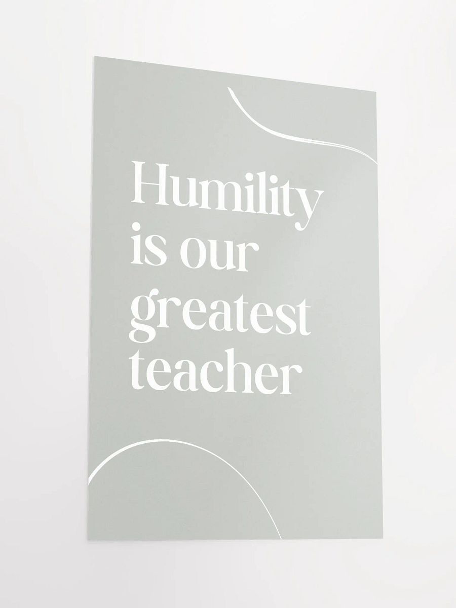 Humility Teacher Poster product image (4)
