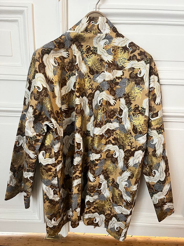 Crane Elegance Kimono Jacket product image (2)
