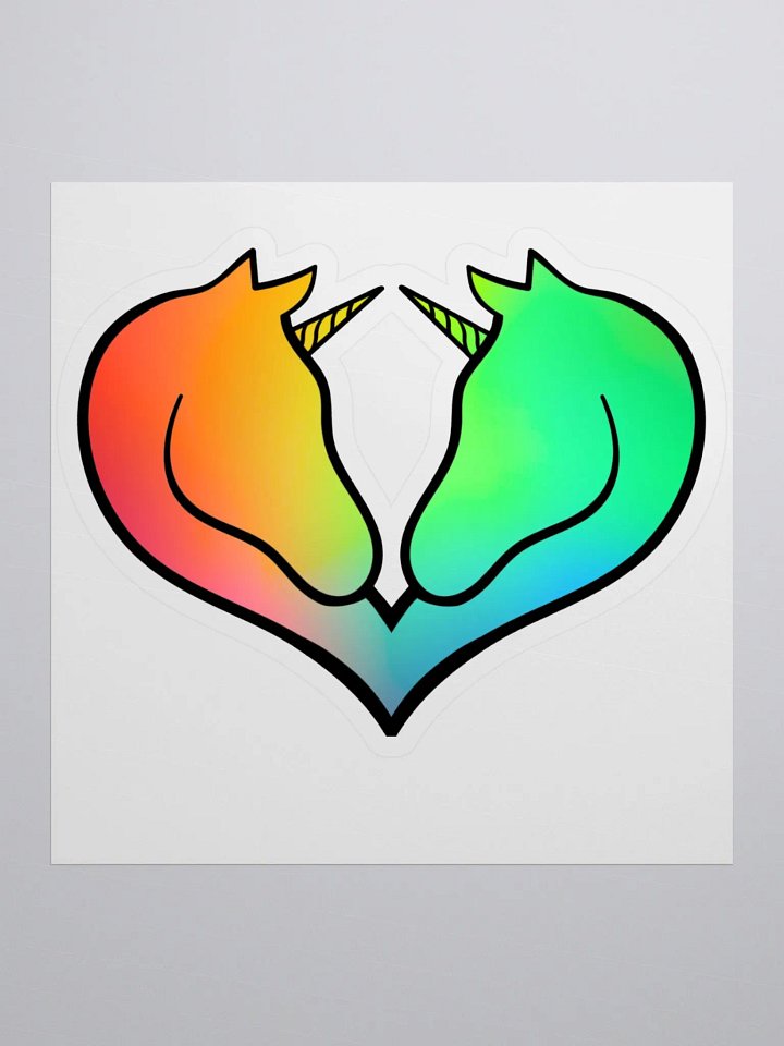 Unicorn Love Sticker product image (2)