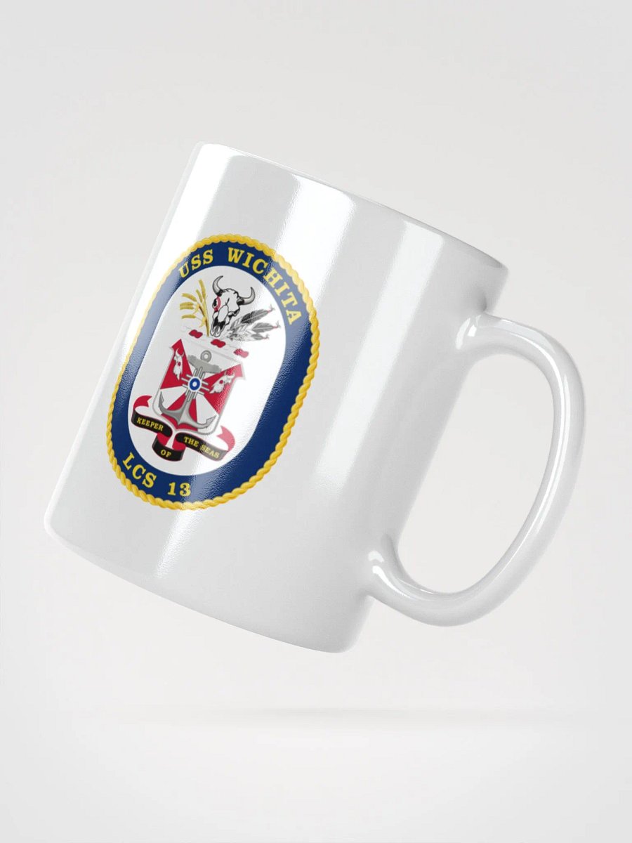 USS Wichita LCS 13 White Coffee Cup product image (2)