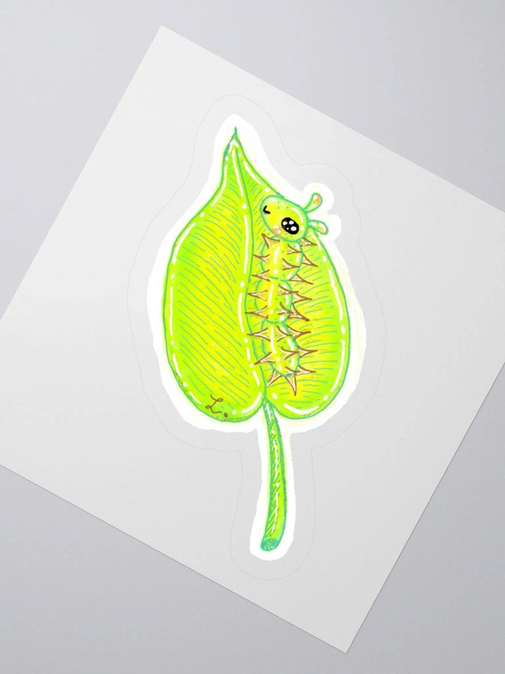 Whimsical Caterpillar Kiss Cut Stickers product image (7)