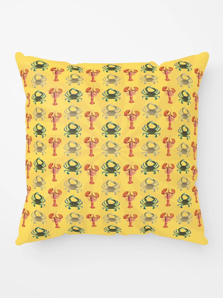 Crab and Lobster Yellow Pillow product image (6)