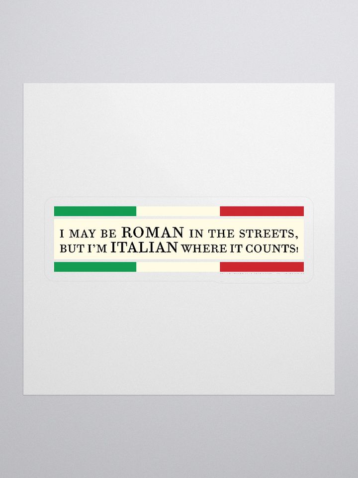 Roman In The Streets, Italian Where It Counts! product image (1)