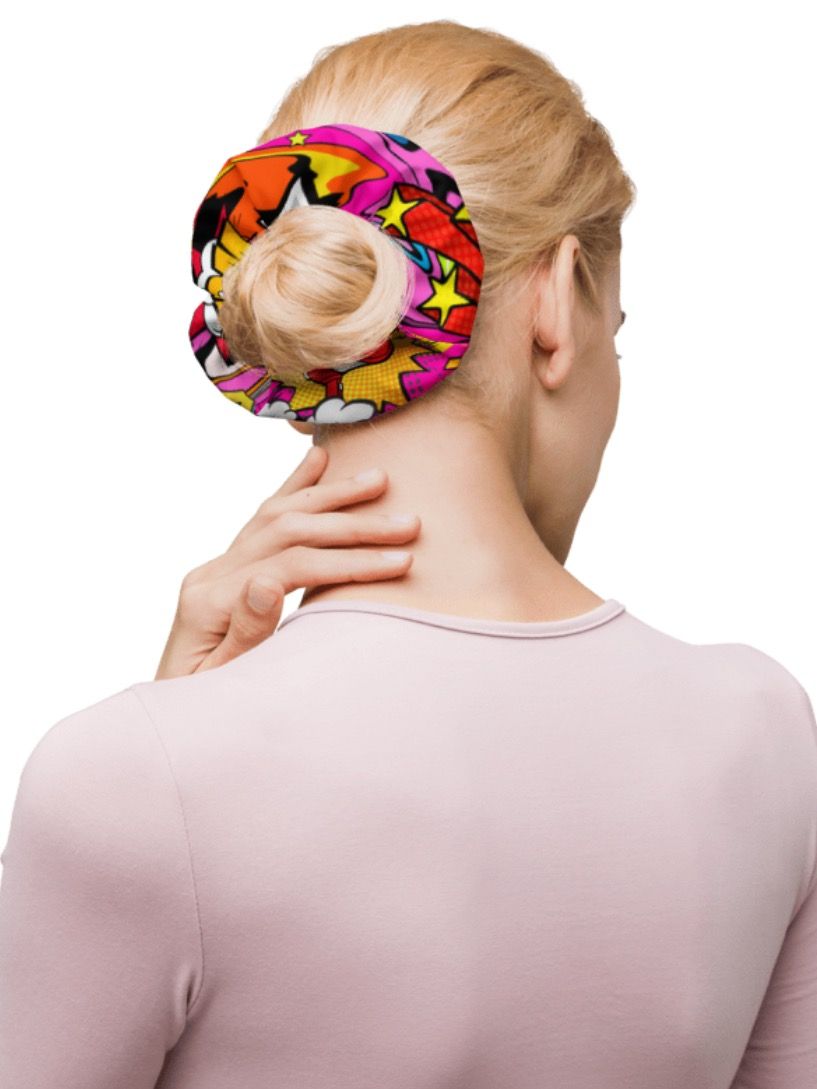 Colourful Pop Art Scrunchie product image (3)