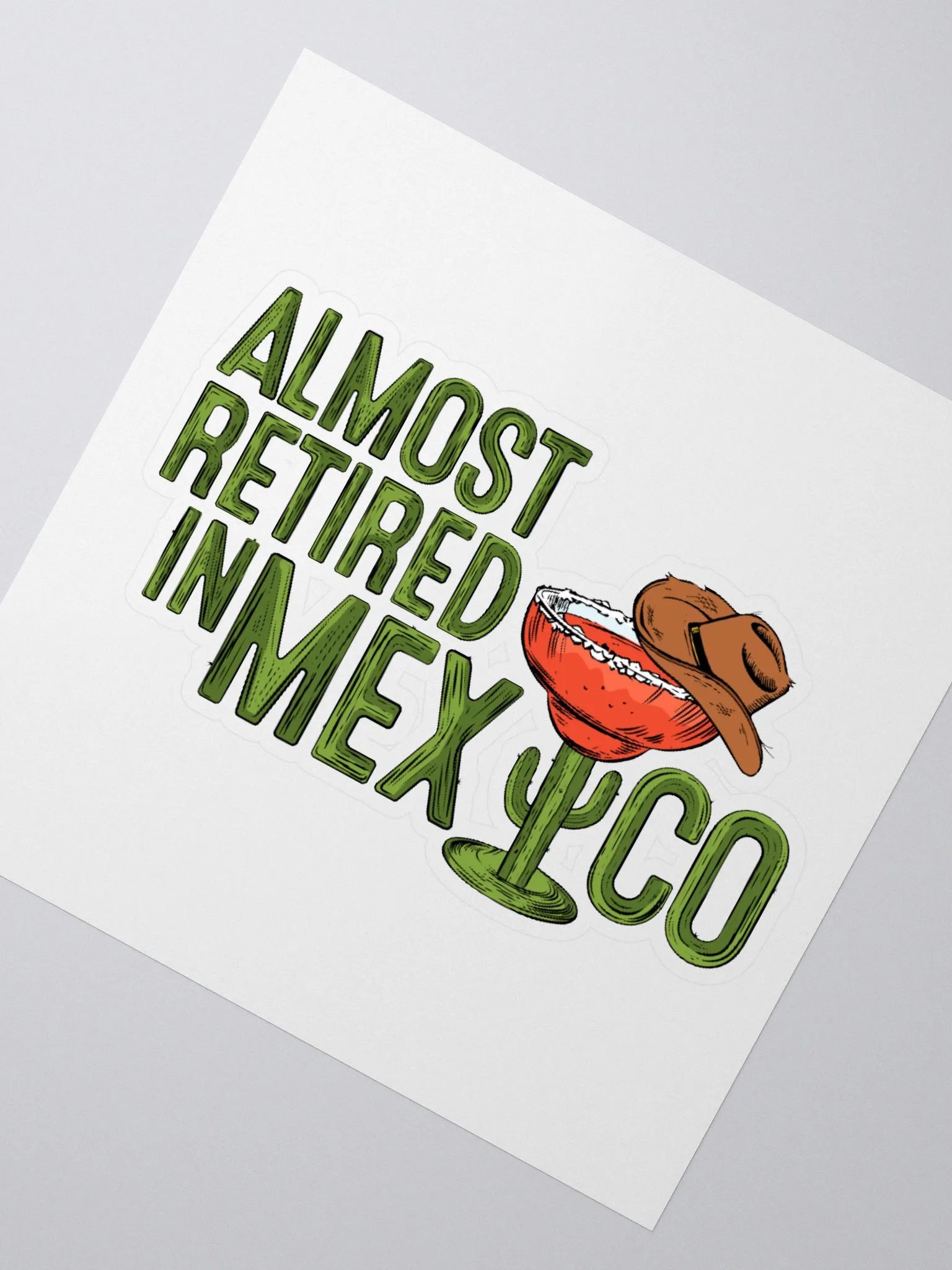 Sticker: Almost Retired in Mexico product image (2)