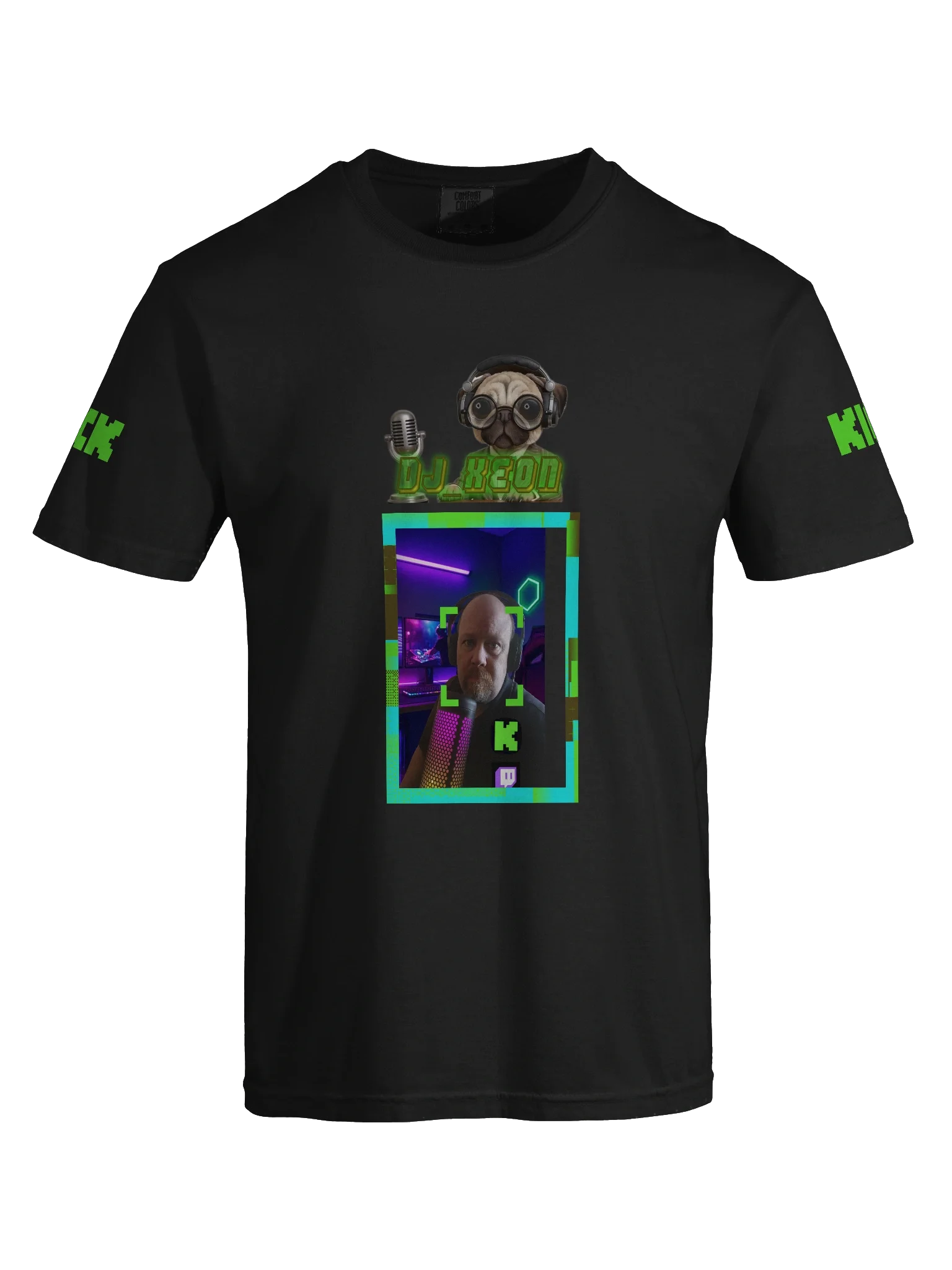 DJ XEON KICK Dyed Heavyweight T-Shirt product image (7)