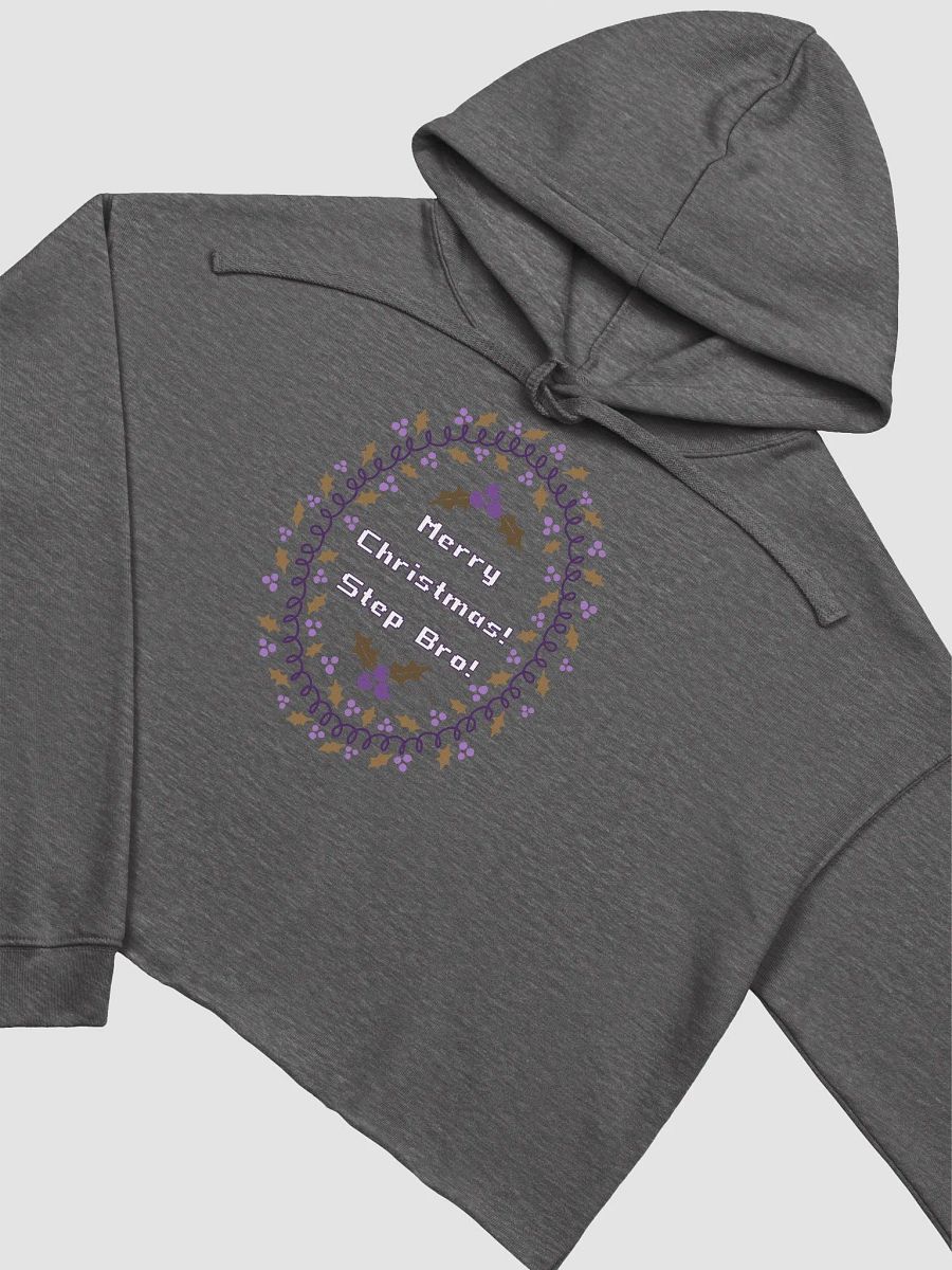 Step Bro Christmas Cropped Hoodie - Purple product image (12)