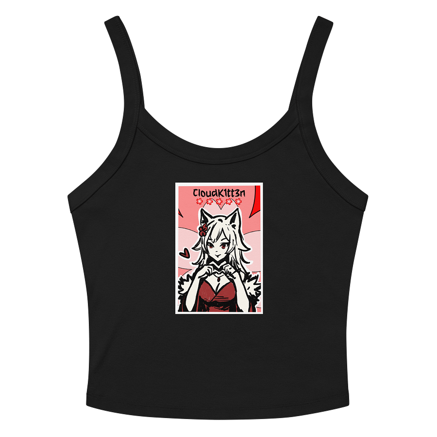 Japanese Brush Hand Heart Crop Tank (womens) product image (10)
