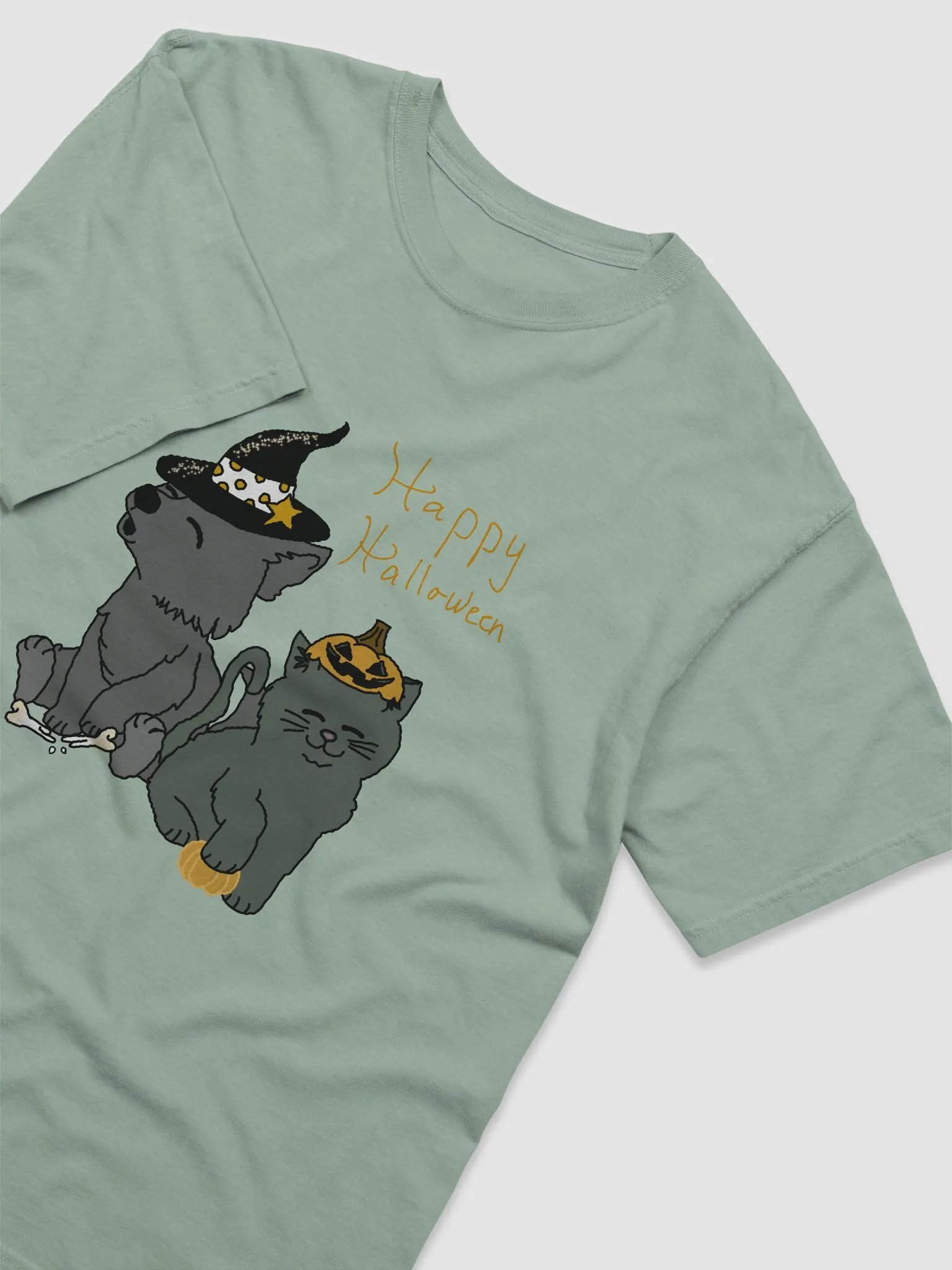 Howling Halloween Wolf T-Shirt product image (33)