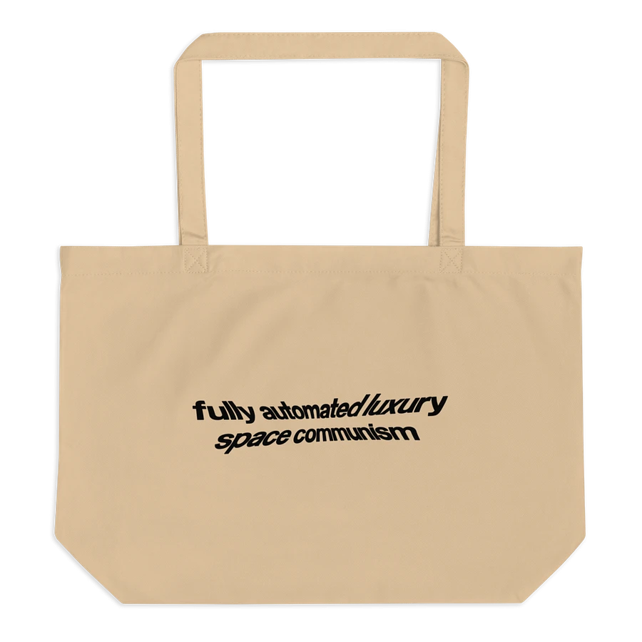 fully automated luxury space communism tote bag - 100% organic cotton product image (1)
