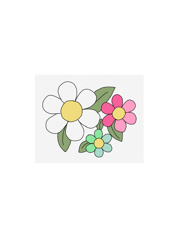 Pride flowers stickers product image (1)