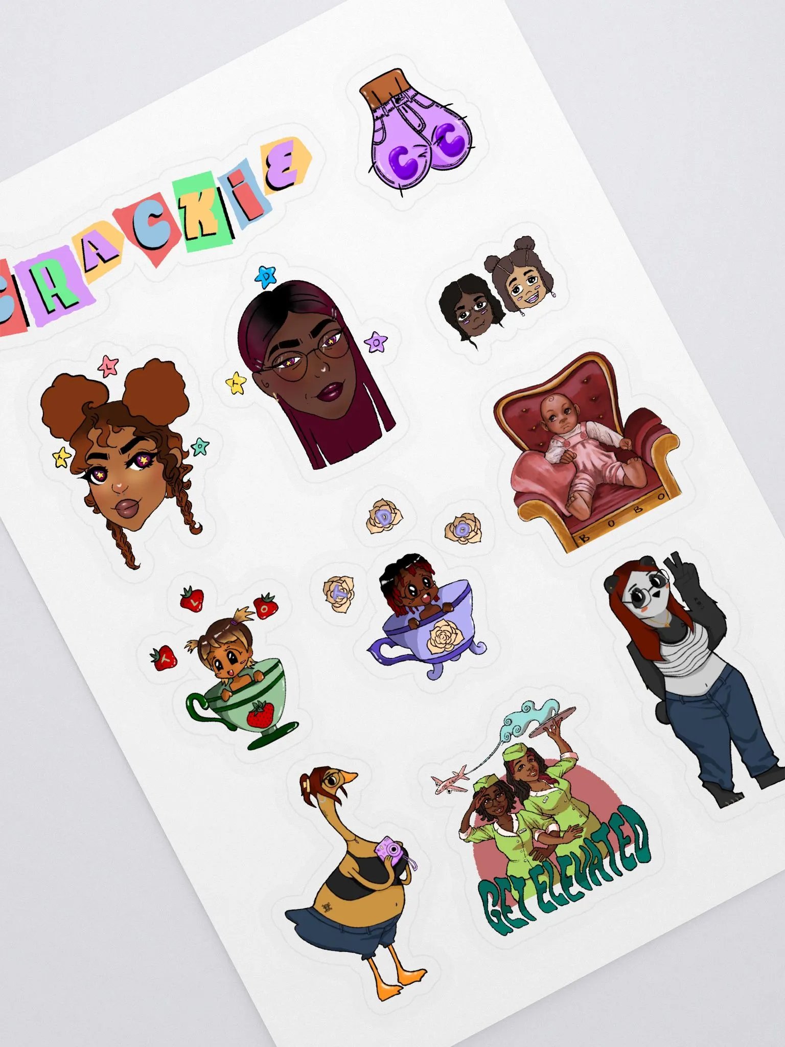 Merch Art Sticker Sheet product image (1)