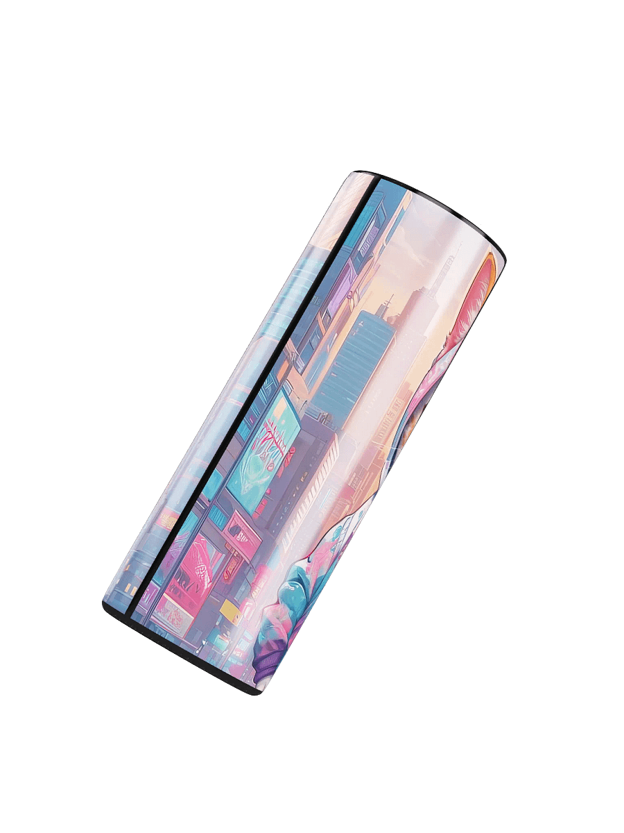 Cute City Kitty Cat 20 oz Skinny Stainless Steel Tumbler - v1 product image (5)
