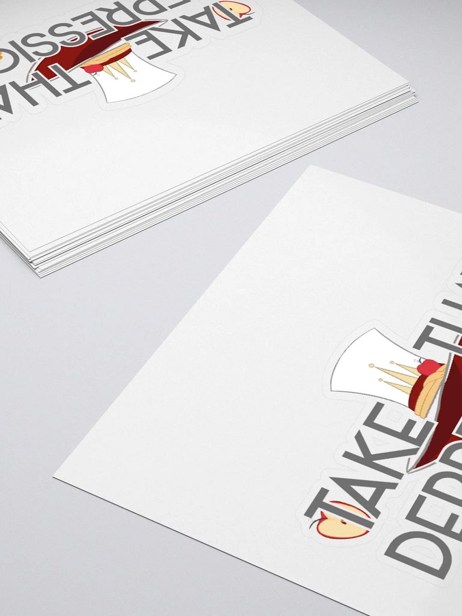 Take That, Depression Sticker | Hazbin Hotel Lucifer-Inspired product image (12)