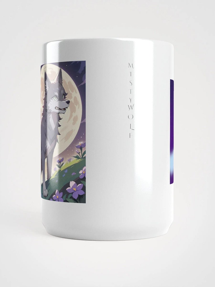 Witchy Wolf White Glossy Mug product image (5)