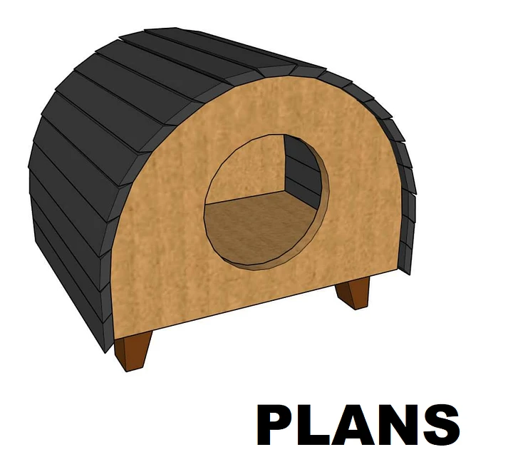 Cat House // Woodworking Plans & Cut List product image (1)