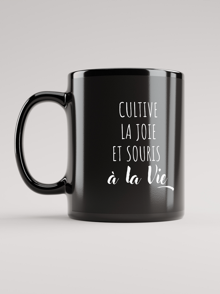 Mug Noir - Cultive la joie - Cadeau citation positive product image (4)