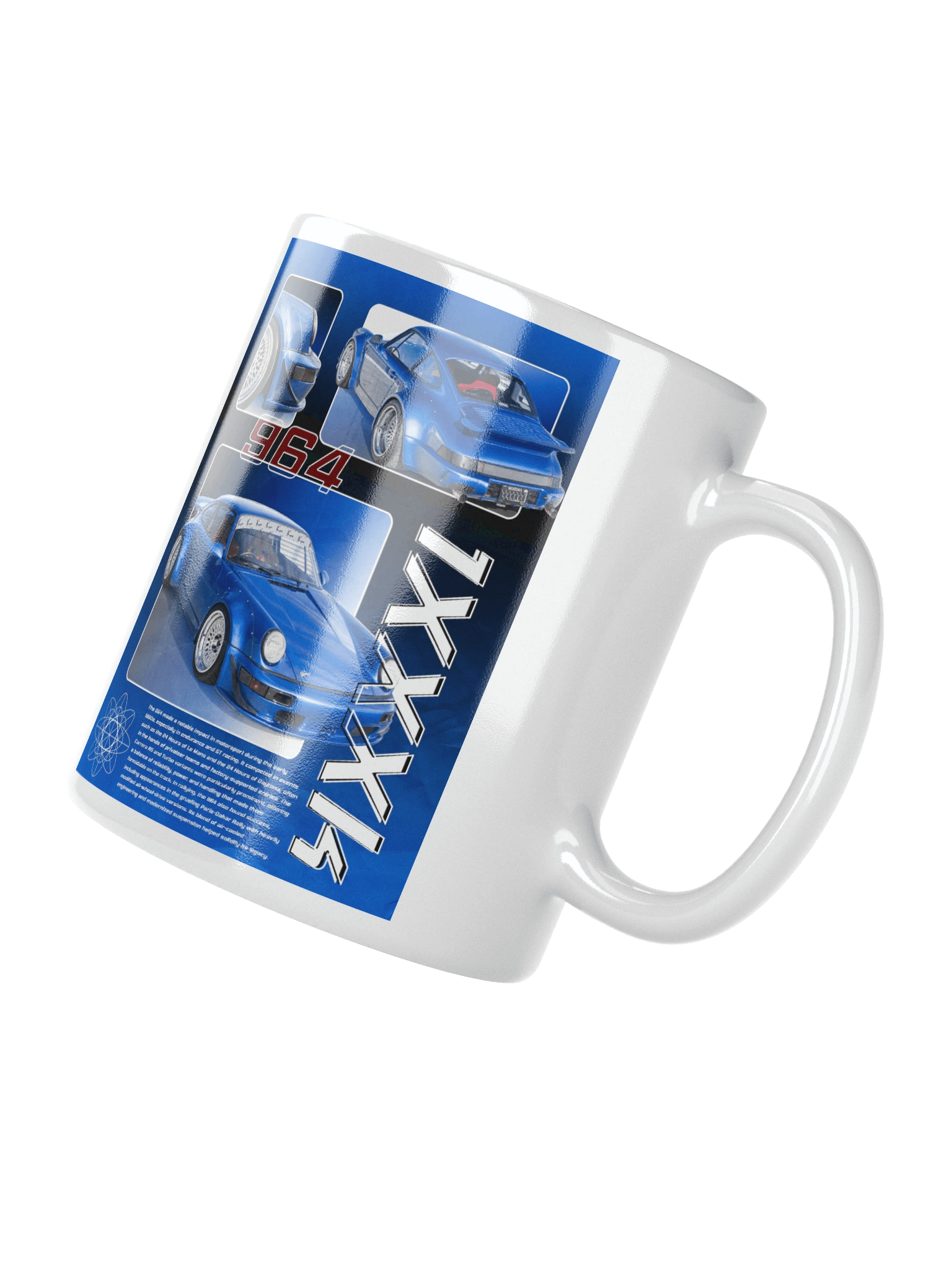 Blue 964 1XXXk | White Glossy Mug product image (4)