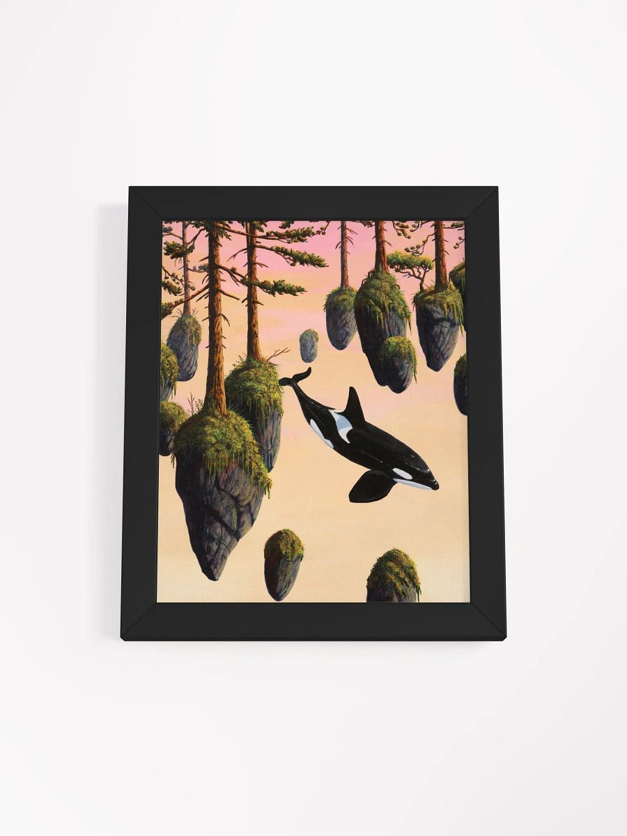 Solo Flight Wood Framed Matte Poster product image (5)