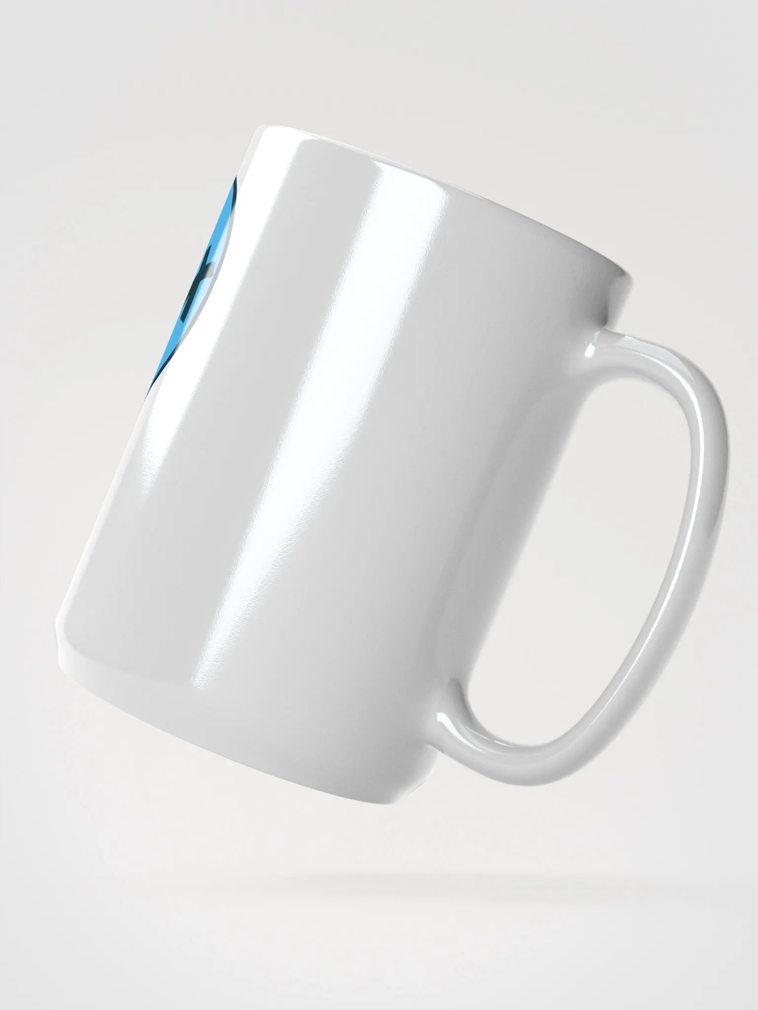 HOT BOX FAM SOLID BLUE LOGO COFFEE MUG product image (2)