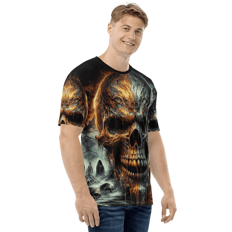 Dual-Tone Skull All-Over T-Shirt. product image (4)