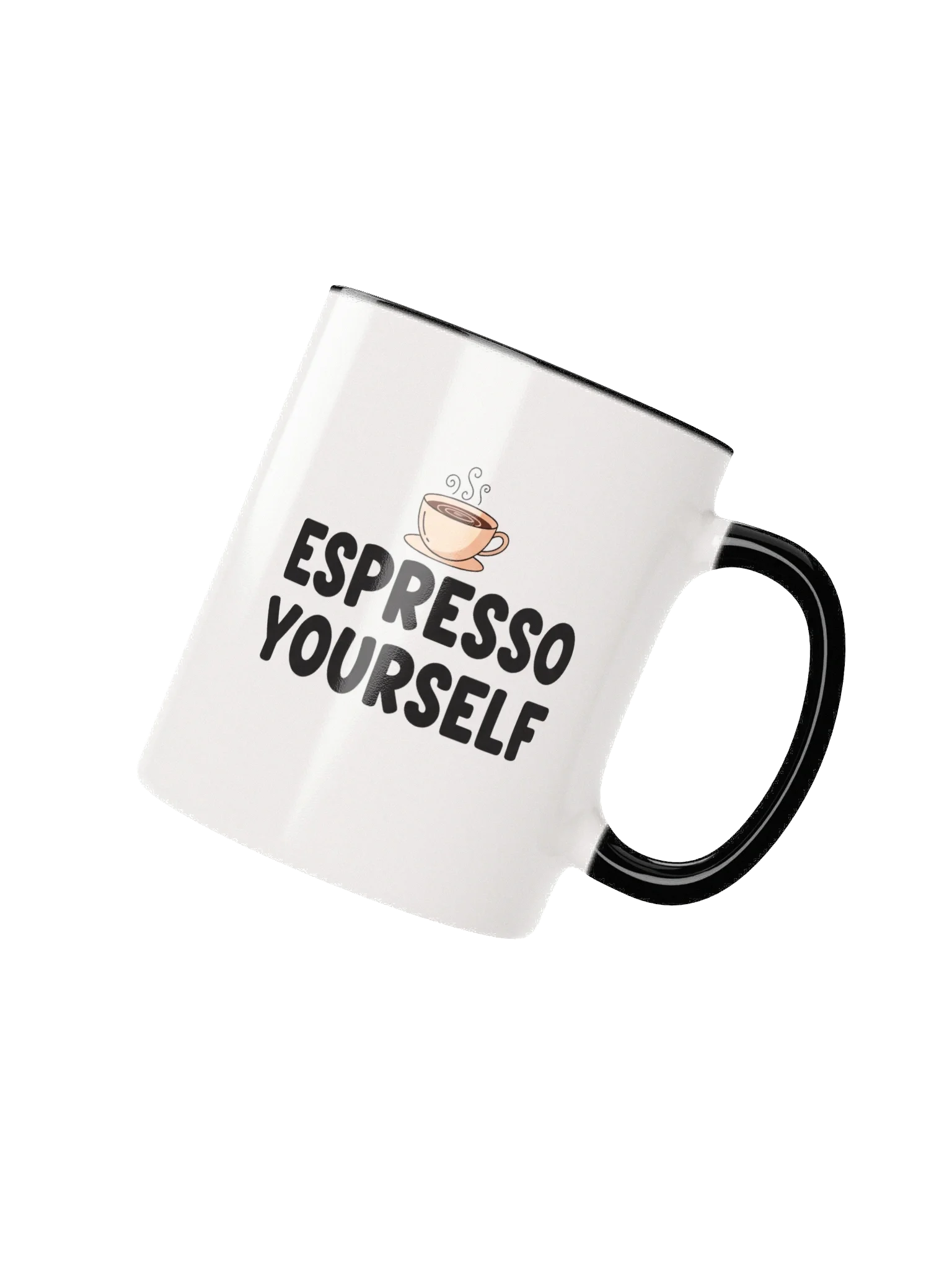 Espresso Yourself Coffee Mug – Funny, Motivational Ceramic Cup for Coffee Lovers | Perfect Gift for Espresso Addicts product image (2)