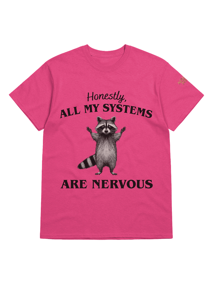 Wide-Eyed Worrier Raccoon Shirt product image (3)