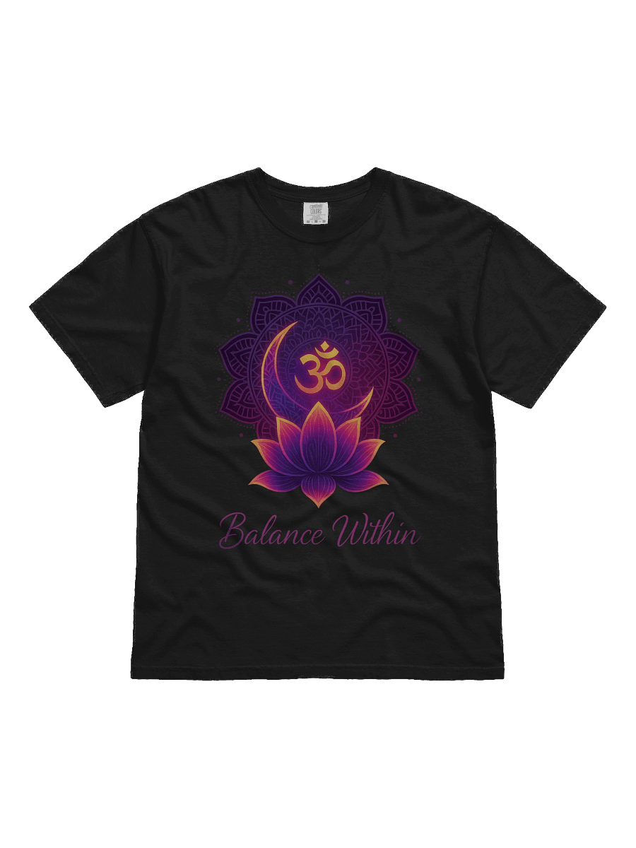 Balance Within – Lotus Meditation Tee product image (1)