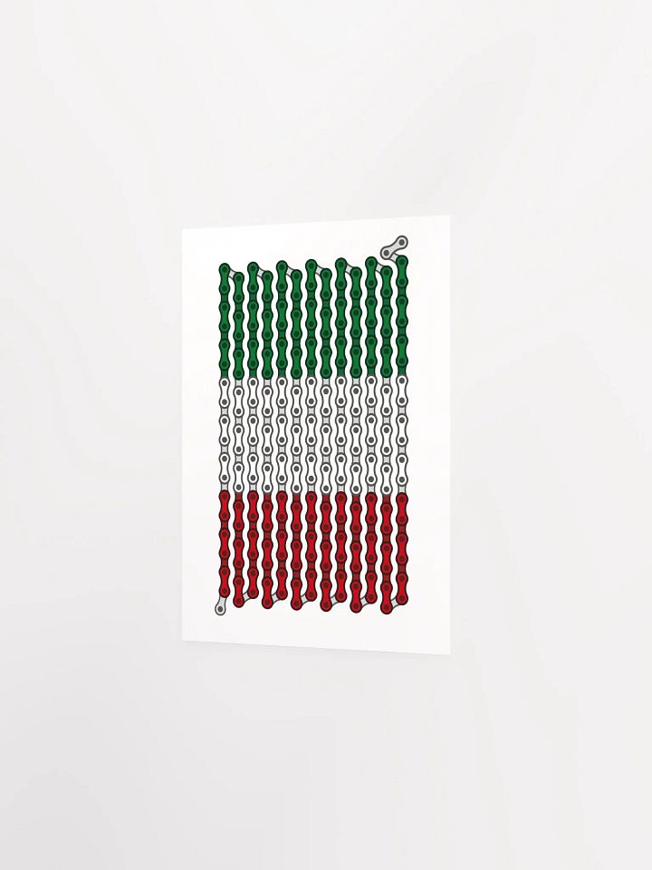 Italy Bike Chain Flag Poster product image (4)