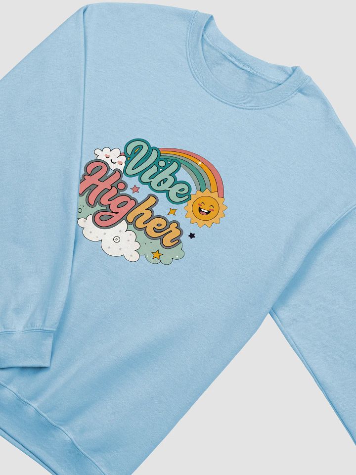 Vibe Higher Rainbow Crewneck Sweatshirt product image (9)