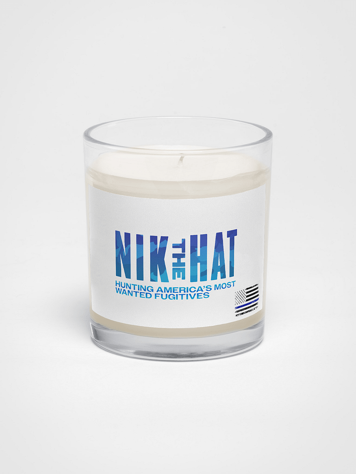 Nik The Hat | BACK THE BLUE Soy Wax Candle – Summer ’25 product image (1)