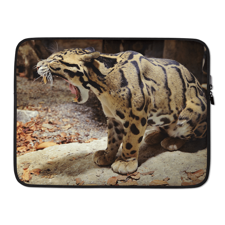 Laptoptasche - Gähnende Raubkatze product image (2)